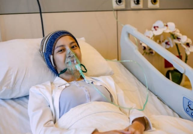 Sarah with her students